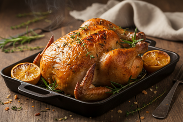 Breasoning Butter Roast Chicken