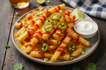 Breasoning & Spicy Brauce Loaded Fries